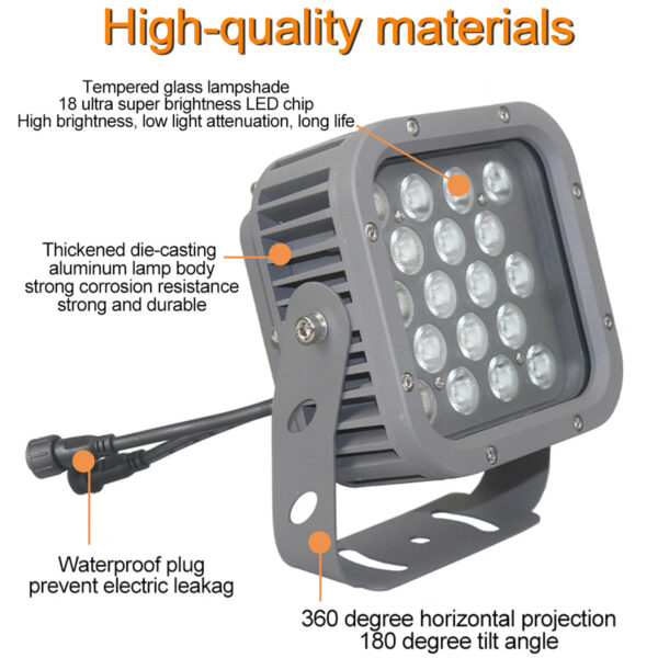 Big Landscaping Light LS18W-RGBW
